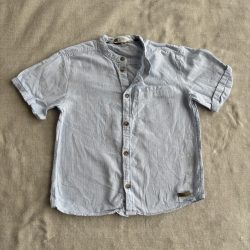 Csíkos lenkevert nyári ing (104)