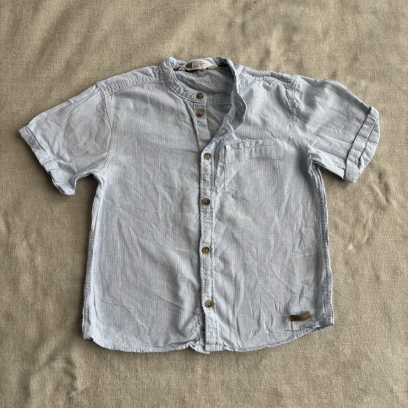 Csíkos lenkevert nyári ing (104)