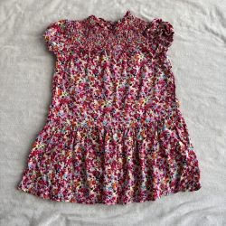 Gyönyörű virágos viszkóz ruha (110)