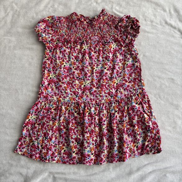 Gyönyörű virágos viszkóz ruha (110)