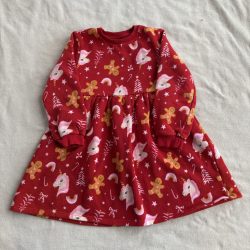 Ünnepi mintás vastag ruha (122)