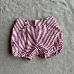 Csíkos gombos rövidnadrág (80)