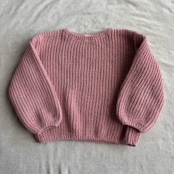 Kötött zsenília pulóver (110/116)