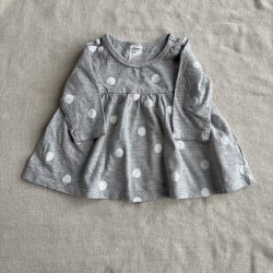 Pöttyös pamut ruha (62)