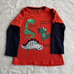 Dinós hosszú ujjú felső (116)