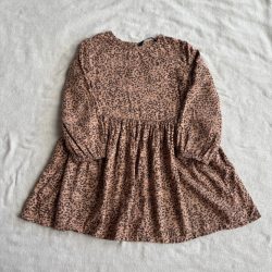 Ocelot/cicás mintás viszkóz ruha (110)