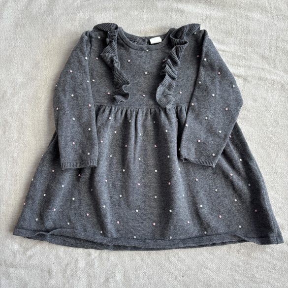 Pöttyös kötött ruha (86)
