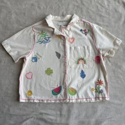 Hímzett lenkevert ing (156)