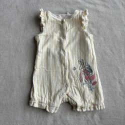 Nyúl Péteres csíkos romper (68)