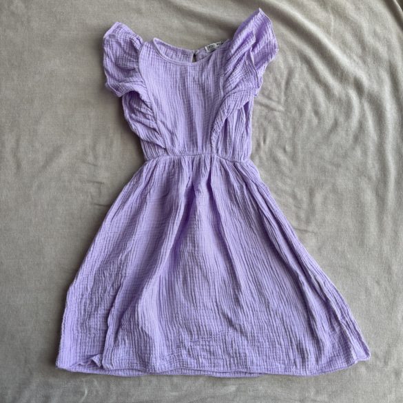 Lila pamutmuszlin ruha (140)