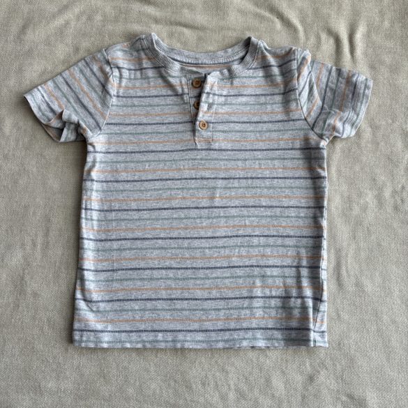 Csíkos gombos póló (104)