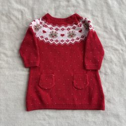 Mintás karácsonyi kötött ruha (68)