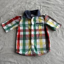 Színes kockás ing (110)