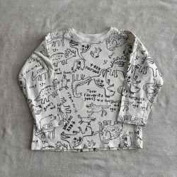 Vagány rajzolt hatású felső (98)