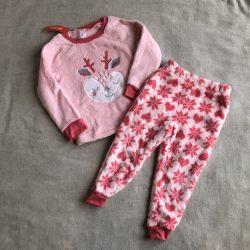 Rózsaszín meleg pizsama (98)